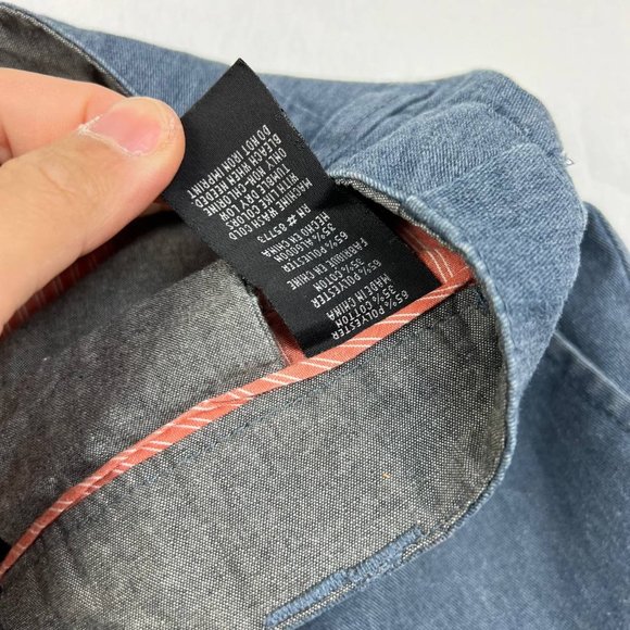 O'Neill Men's Contact Twill Chino Shorts Flat Front‎ Blue Size 32 - Picture 4 of 10